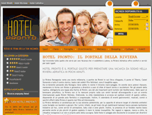 Tablet Screenshot of hotelpronto.net